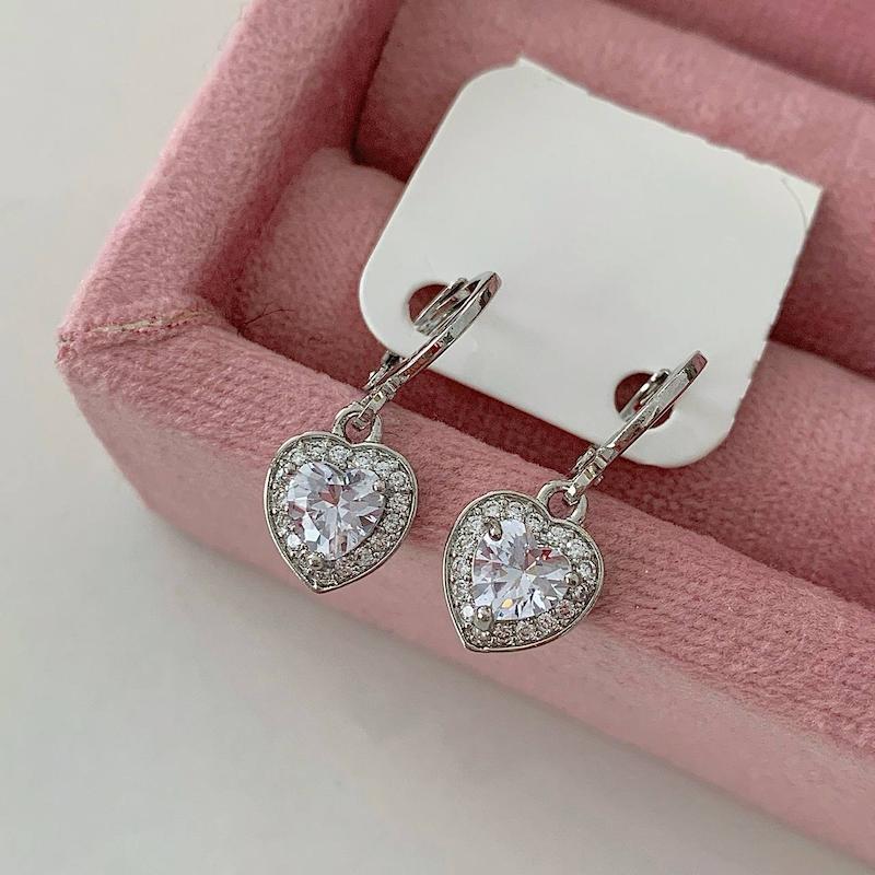 گوشواره جواهری رنگ‌ثابت(ورق بزنید)💖
