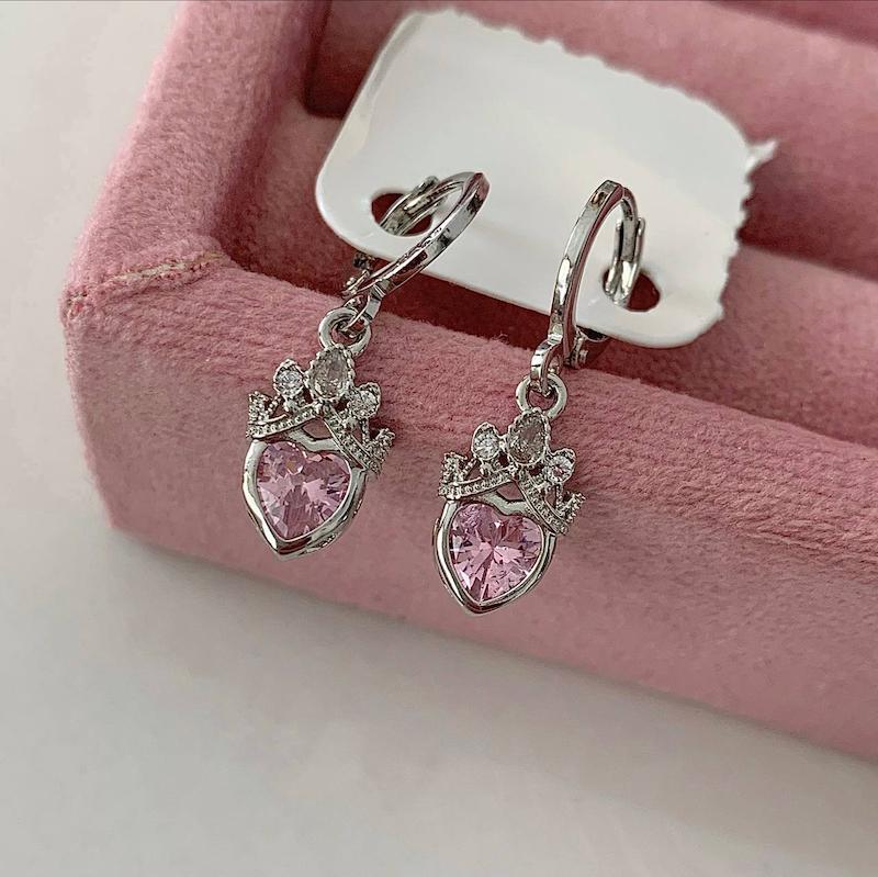 گوشواره جواهری رنگ‌ثابت(ورق بزنید)💖
