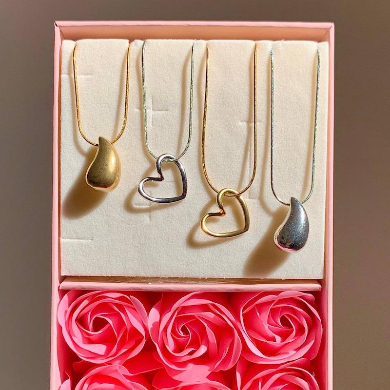 گردنبندهای طلایی-نقره‌ای✨🩶