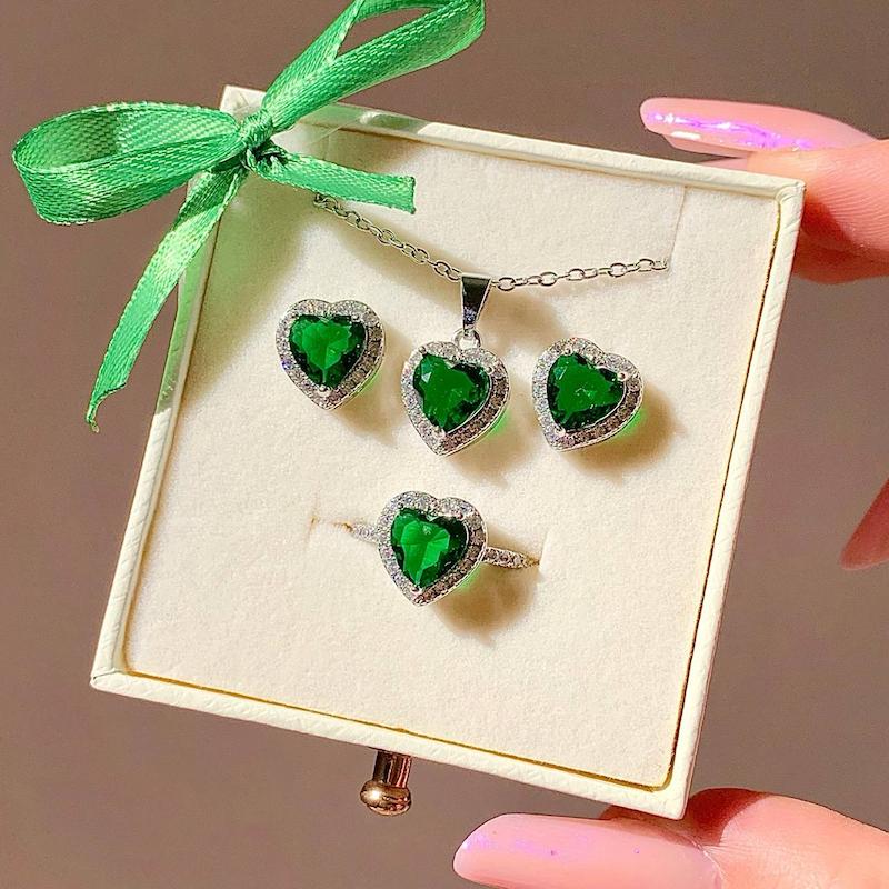 ست قلب سبز💚✨