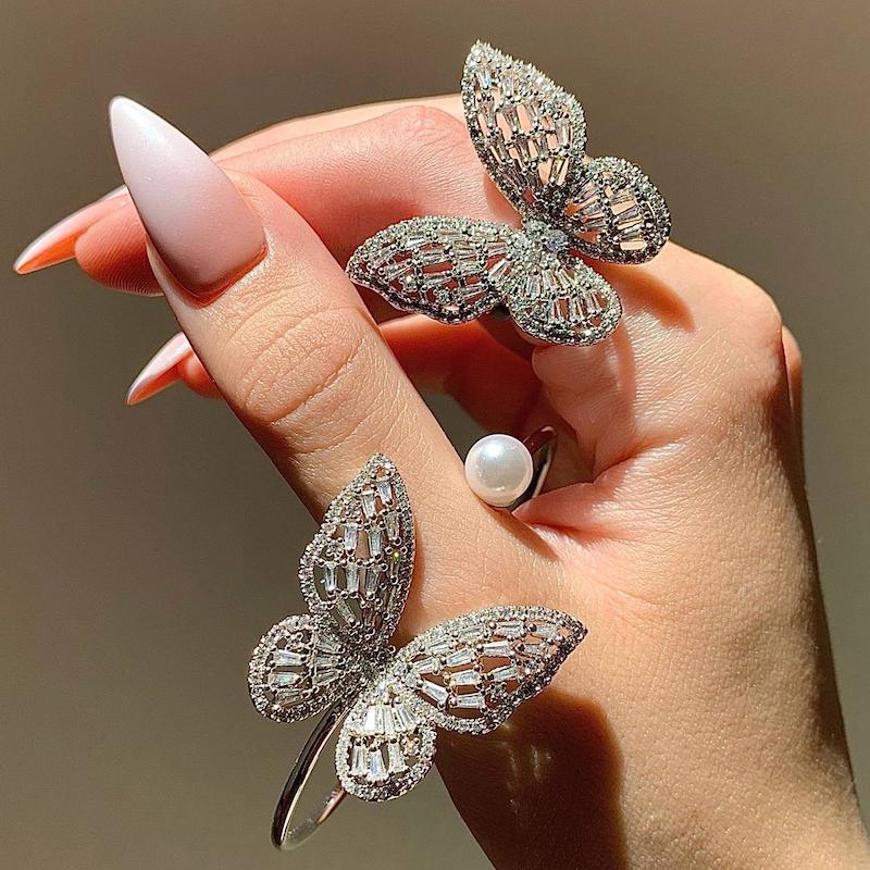 ست پروانه جواهری‌پرکار🦋✨