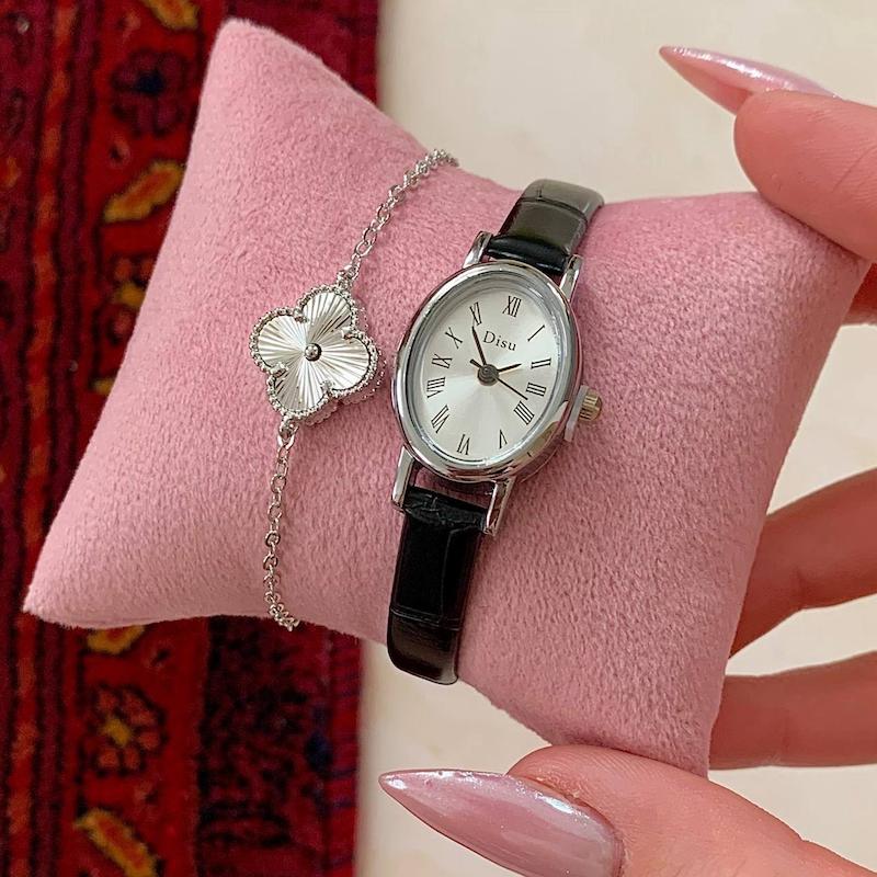 ساعت چرم کلاسیک صفحه بیضی دیسو♠️