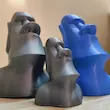 مجسمه دکوری طرح کاکا سنگی سایز مختلف