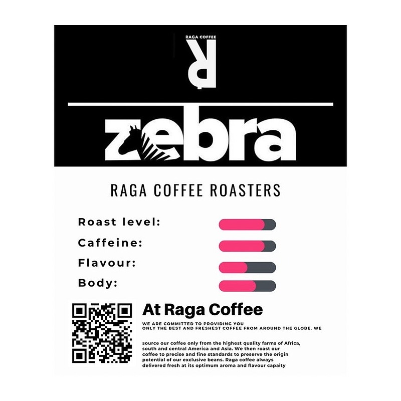 قهوه زبرا 30 درصد عربیکا