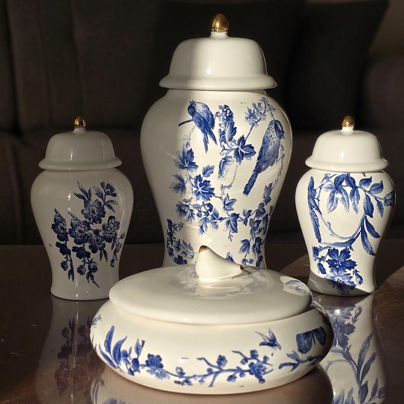 ظروف دکوری سرامیکی.De15