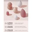 پک اسفنج آرایشی ۶ تایی شیگلم  SHEGLAM 6pcs Beauty Blender Set [تضمین اصالت]