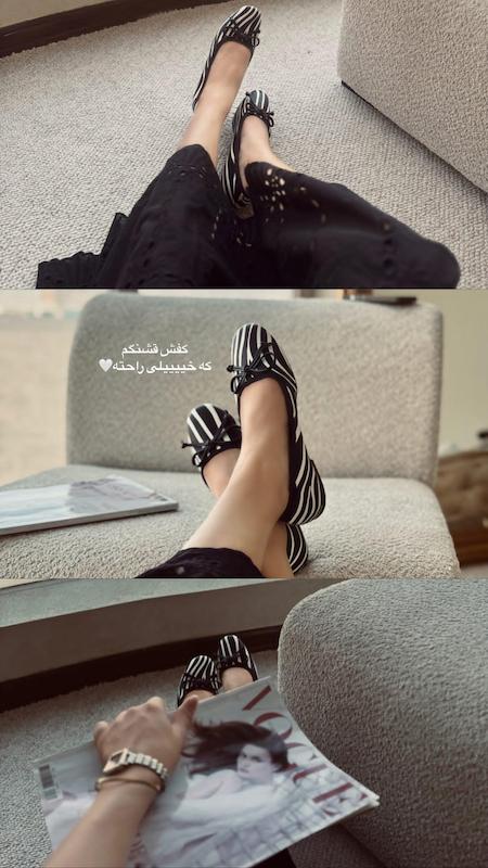 کفش zebra