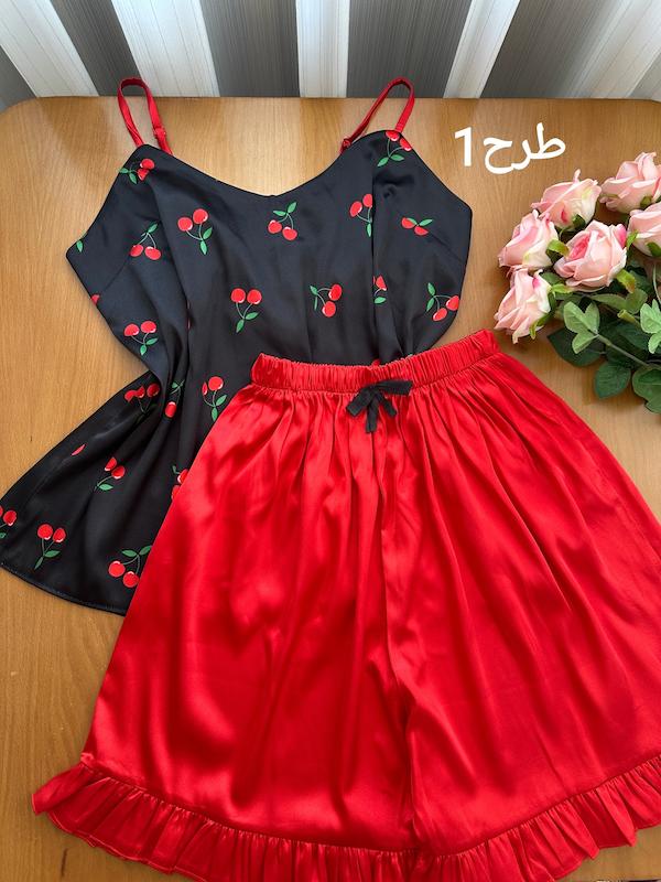 ست تاپ شورتک سایز ۲ایکس کد 1506