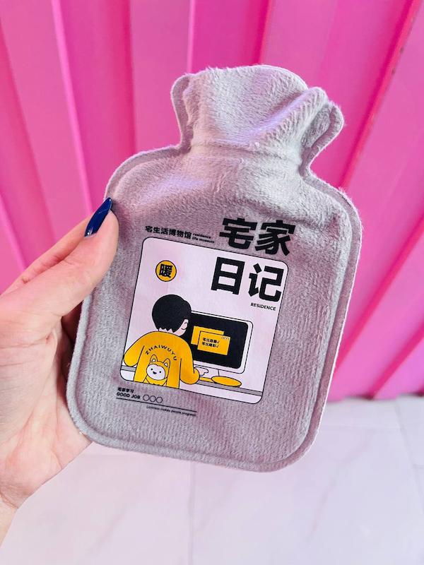 کیسه آب گرم کوچک مخمل