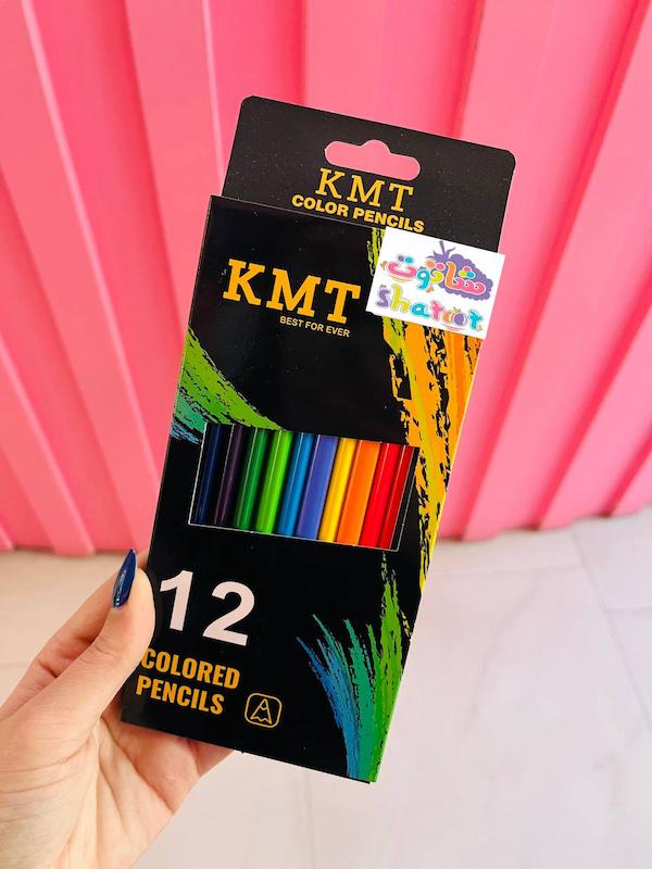 مداد رنگی جعبه ای KMT