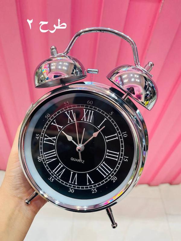 ساعت رومیزی استیل بزرگ
