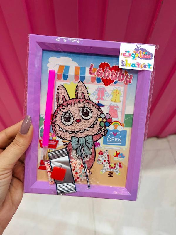 نقاشی الماسی قاب دار لبوبو