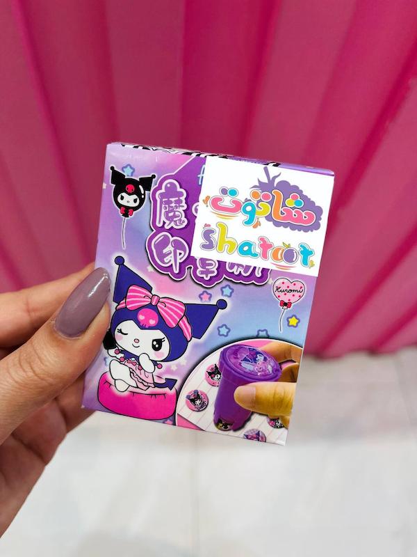 استیکر مُهری کرومی فانتزی 