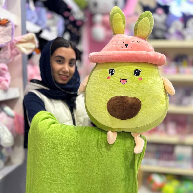 عروسک طرح آواکادو پتو دار
