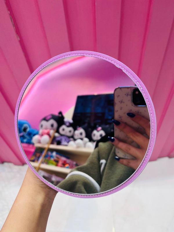 آینه رومیزی گرد