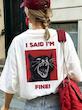تیشرت طرح im fine 