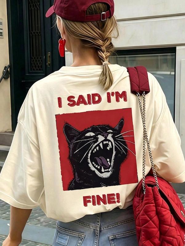 تیشرت طرح im fine 