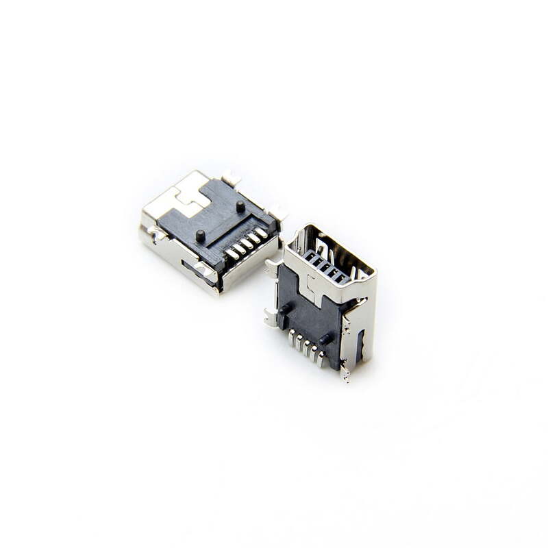 كانكتور MINI USB TYPE B  مادگی Female,USB Mini B SMD