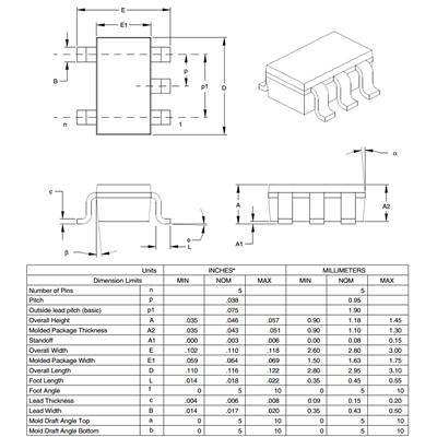 تراشه سوئیچ انالوگ  TS5A3166DBVR