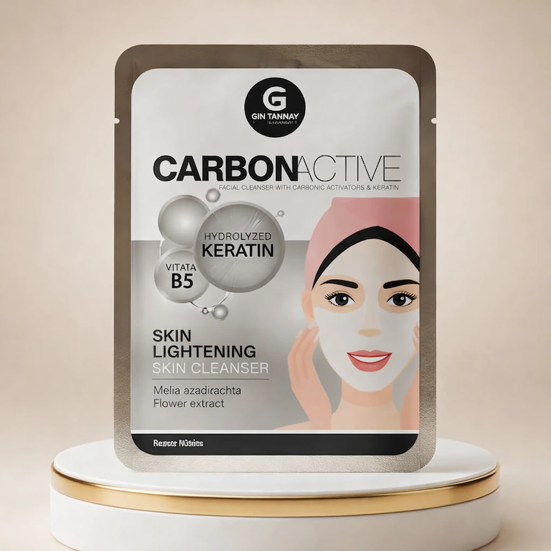 شیت ماسک شوینده صورت حاوی کربن اکتیو