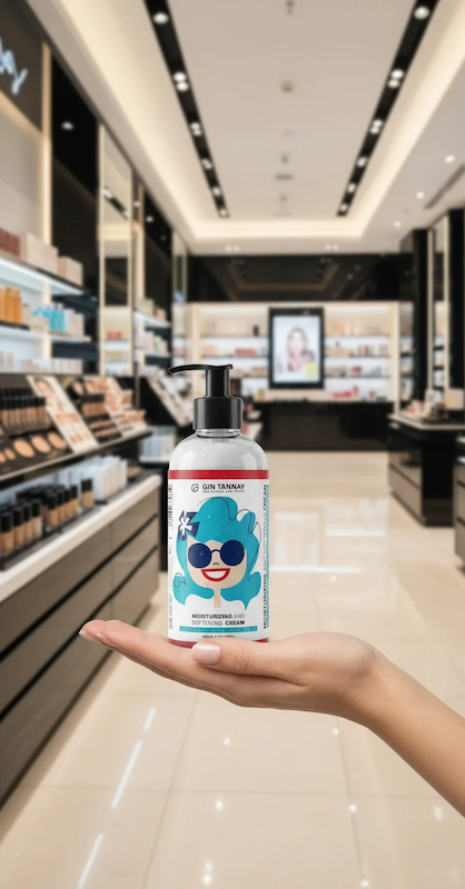 کرم مرطوب کننده دختر ابی حاوی لوپین (سراماید)