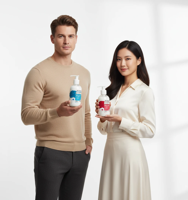 لوسیون  خوشبو کننده و نرم کننده بدن اقا و خانم 