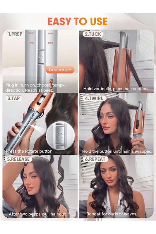 دستگاه فر کننده مو sheglam hair curler – 25mm شیگلم