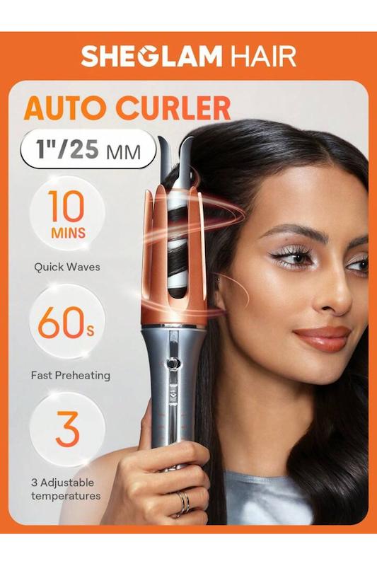 دستگاه فر کننده مو sheglam hair curler – 25mm شیگلم