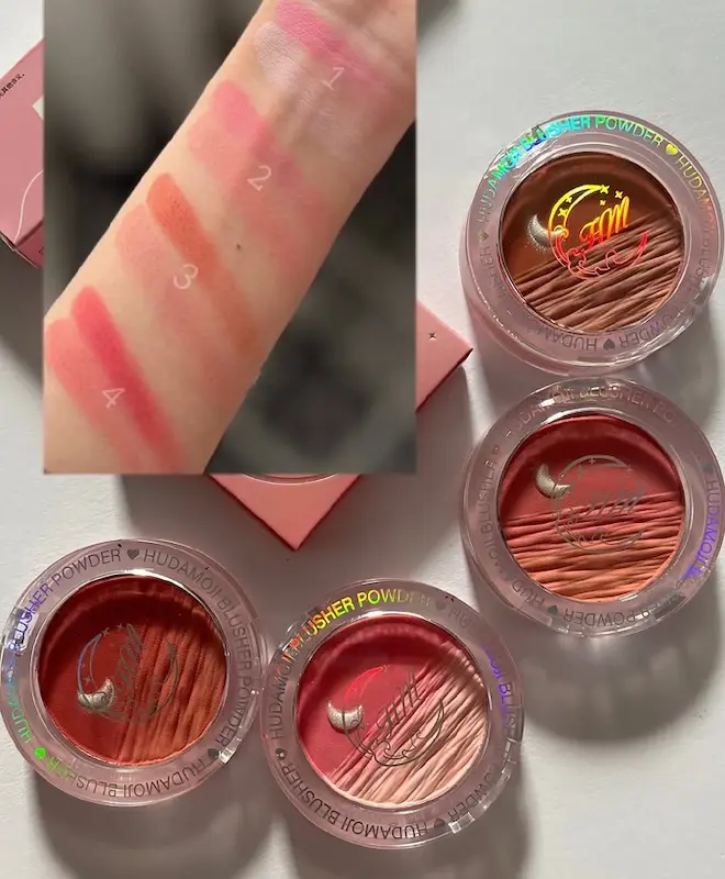 رژگونه دو رنگ ماه پینترستی از برند با کیفیت هدی موجی