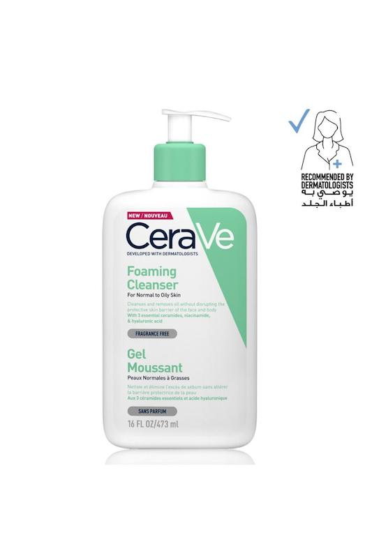 ژل شوینده پوست نرمال و چرب بزرگ Foaming cleansers سراوی cerave اورجینال