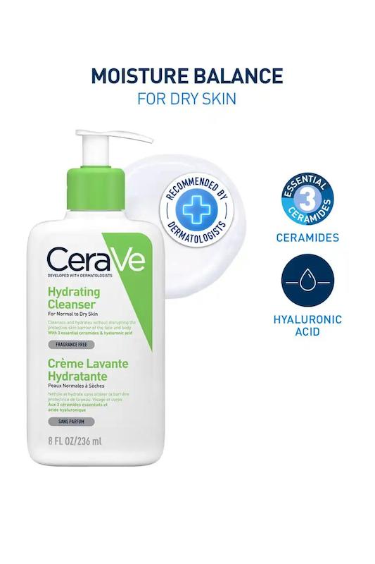 ژل شستشوی قوی مخصوص پوست نرمال و خشک Hydrating Cleanser سراوی