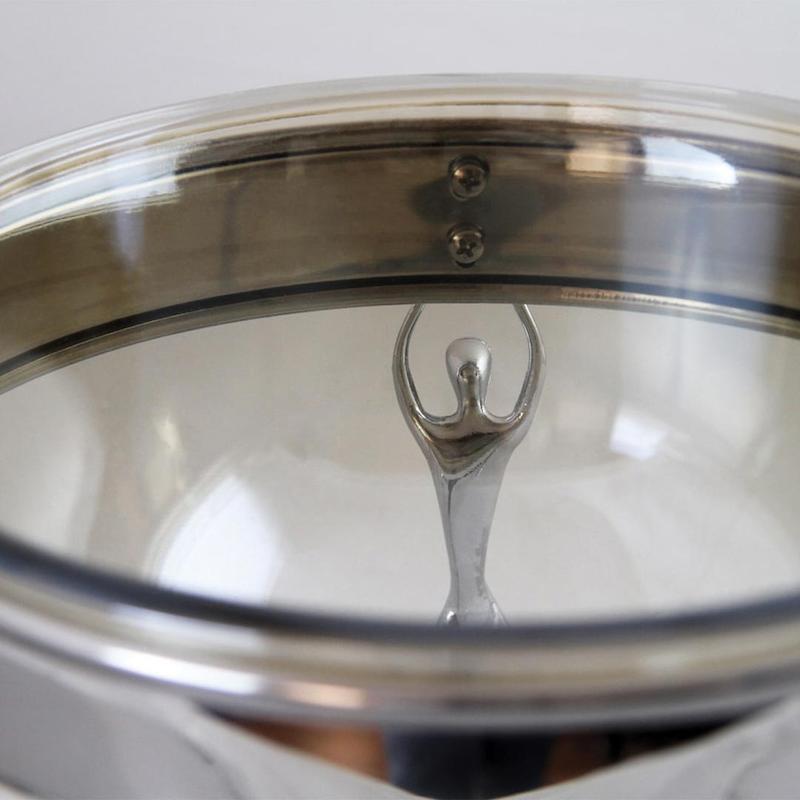 کاسه سالادخوری استیل سالینو مدل آدمک کد SS-3006