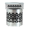 سطل‌ و جا دستمال نیکل سالینو مدل مکعب کد N-571572