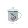 ماگ کاپوچینو دربدار طرح تکشاخ کد 8444