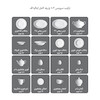 سرویس غذاخوری 102پارچه چینی‌زرین سری ایتالیا اف مدل ویلج - (درجه یک)