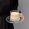 ست فنجان و نعلبکی یوجینگ گنجایش 175 سی‌سی کد 058 - (ست 12 پارچه)