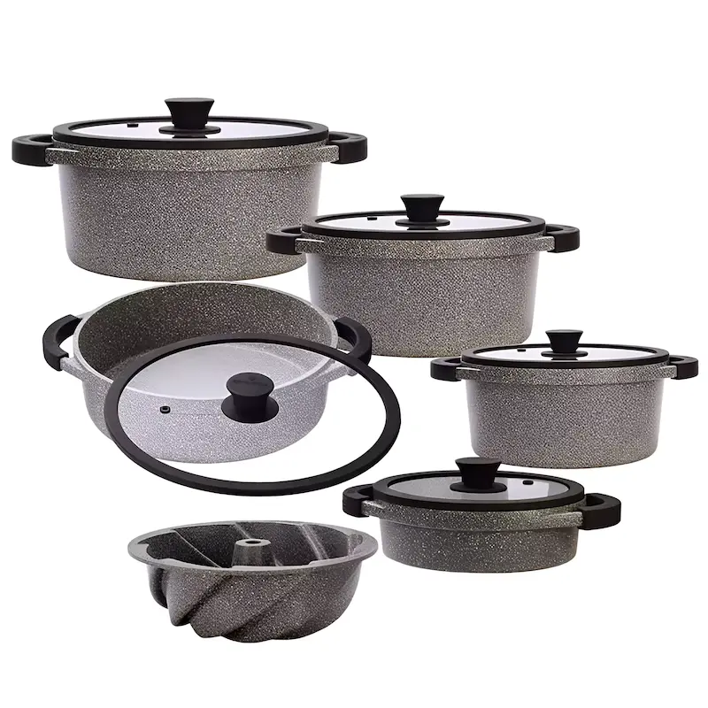 سرویس پخت و پز 11 پارچه زرساب مدل منارک پلاس کد MP-8500