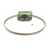 درب شیشه‌ای  تابه و قابلمه زرساب مدل گرانیتا 