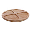 ظرف اردور 4 خانه چوب HRT-OW طرح قلب کد 102004