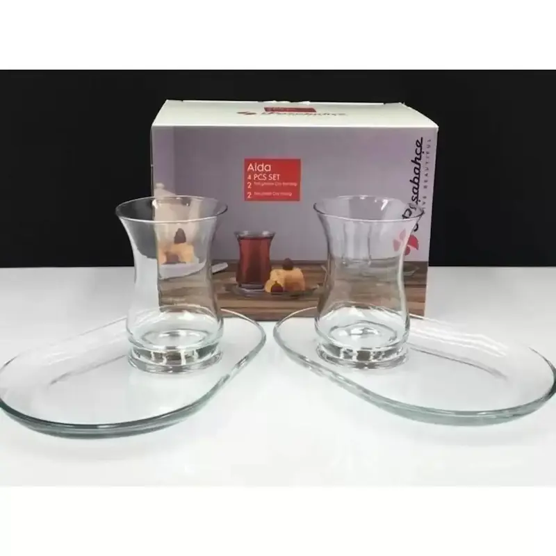 ست چای‌خوری پاشاباغچه مدل آیدا گنجایش 165سی‌سی کد 96995 - (ست 4 پارچه)