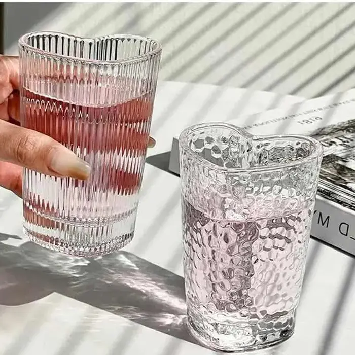 لیوان مدل قلبی گنجایش 210سی‌سی کد 473 - (ست 6عددی)