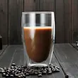 لیوان دوجداره پیرکس گنجایش 450 سی‌سی کد 4595