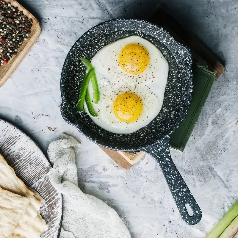 تابه‌چدنی لبه‌دار نالینو مدل یونیکا سایز 14 کد 0122