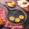 تابه‌چدنی نالینو مدل پنکیک 7خانه کد 0129