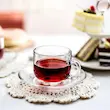 فنجان و نعلبکی دلی مدل بیسیک گنجایش 160سی‌سی کد 24014 - (ست 12 پارچه)