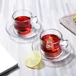 فنجان و نعلبکی دلی مدل بیسیک گنجایش 160سی‌سی کد 24014 - (ست 12 پارچه)