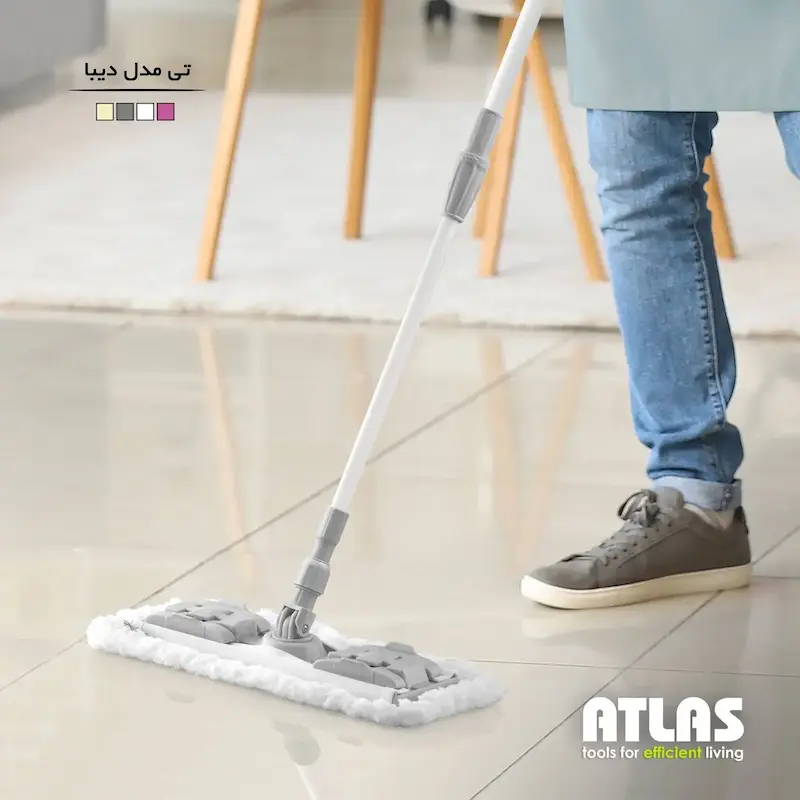 طی زمین‌شوی میکروفایبر مدل دیبا کد 603