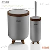 سطل وفرچه طرح‌چوب اطلس مدل سلین کد 707
