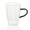 ماگ دوجداره دسته‌مشکی بی‌وی‌کی گنجایش 280سی‌سی کد VK 326108 - (ست 2 عددی)