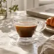 فنجان و نعلبکی یوجینگ مدل مکس گنجایش 230سی‌سی کد 24011 - (ست 12 پارچه)